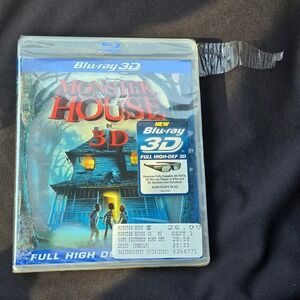 Monster House 3D Blu-ray 2010 Sony Pictures Full High-Def 3D & 2D PG New Sealed